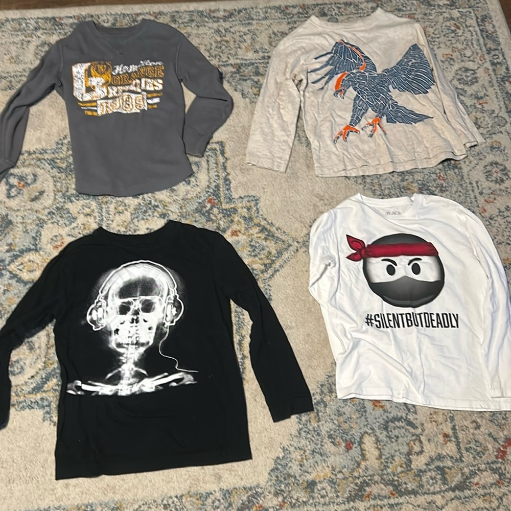 Boys long sleeve shirts 7/8